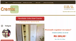 Desktop Screenshot of cremix.com.br